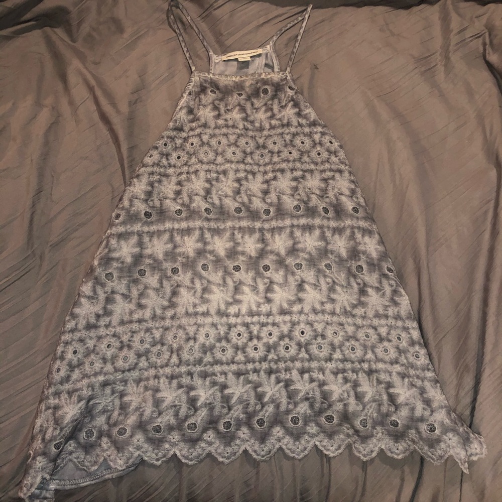 American Eagle Halter Top w/ Flowers
